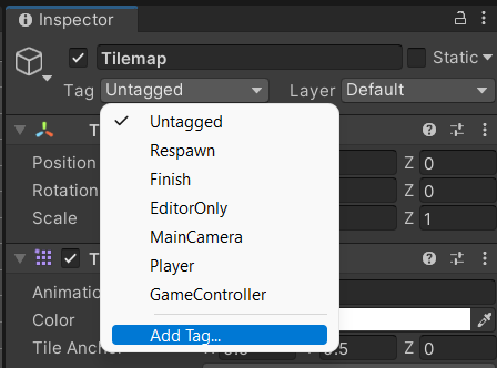 Tilemap Tag Add